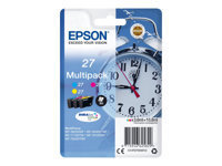 Epson 27 Multi-Pack - pack de 3 - jaune, cyan, magenta - originale - cartouche d'encre