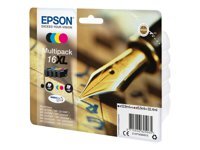Epson 16XL Multipack - pack de 4 - XL - noir, jaune, cyan, magenta - original - cartouche d'encre