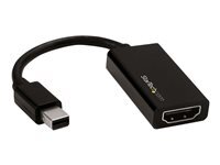 StarTech.com Adaptateur Mini DisplayPort vers HDMI - Convertisseur Mini DP vers HDMI - M/F - Ultra HD 4K 60 Hz - Noir - convertisseur video
