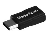 StarTech.com Adaptateur Usb Usb-C Vers Micro Usb M/F Convertisseur Usb Type-C Pour Nokia N1, Nexus 6P/5X Et Plus Adaptateur De Type C Usb 24 Pin Usb-C Pour Micro-Usb De Type B Taille 2.0 Noir de Inmac Wstore
