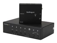 Startech Extendeur vidéo HDBaseT - Multi-entrées - HDMI VGA DisplayPort via Cat5e ou Cat6 - Étendeur HDBaseT avec switch intégré - 4K - Prolongateur audio/vidéo - HDMI - plus de CAT 5e/6 - jusqu'à 70 m