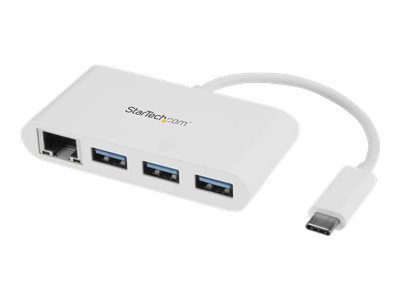 StarTech.com Hub USB 3.0  3 ports avec GbE et USB-C