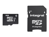 Integral Europe Integral Ultimapro Carte Memoire Flash Go Micro Sdhc Taille 8 de Inmac Wstore
