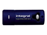 Integral Crypto Dual FIPS 140-2 - cle USB - 64 Go
