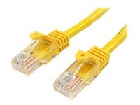 StarTech.com Cable Reseau Cat5e Utp Sans Crochet 5 Cordon Ethernet Rj45 Anti-Accroc Cable Patch Cable Reseau 5 5M Jaune de Inmac Wstore