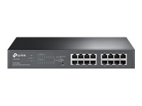 TP-LINK Easy Smart TL-SG1016PE - commutateur - 16 ports - intelligent - Montable sur rack