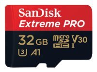 SanDisk Extreme Pro - carte mmoire flash - 32 Go - microSDHC UHS-I