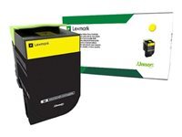 Lexmark X317 - jaune - original - cartouche de toner - LCCP, LRP