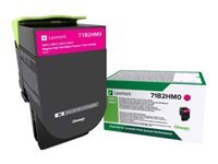 Lexmark X417 - a rendement eleve - magenta - original - cartouche de toner - LCCP, LRP