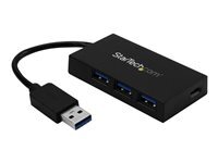 StarTech.com Hub Usb 4 Ports Usb-A Vers 3X Usb-A 1X Usb-C Concentrateur Usb Type-C Adaptateur D'alimentation Inclus Concentrateur (Hub) 4 Ports Taille 3.0 de Inmac Wstore