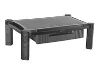StarTech.com Rehausseur D'ecran Pc Avec Tiroir Hauteur Reglable Et Grand Format Rehausseur Moniteur Support Pour Ecran Jusqu'a Pied Pour Moniteur Taille 32 Noir de Inmac Wstore