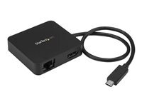 StarTech.com Adaptateur Multiport Usb-C Pour Ordinateur Portable Station D'accueil Usb C Avec Hdmi 4K Gbe Usb (Usb-A) Alimente Station D'accueil Usb-C / Thunderbolt 3 Hdmi 1Gbe Conformite Taa Taille 3.0 de Inmac Wstore