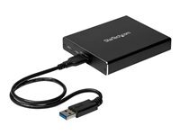StarTech.com Boã®Tier Usb (10 Gb/S) Dual Slot Pour Ssd M.2 Sata Avec Raid Boã®Tier Usb 2X Ssd Usb-A Et Usb-C Aluminium Baie De Stockage Flash Taille 3.1 de Inmac Wstore