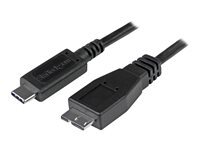 StarTech.com Usb C To Micro Usb Cable Usb 3.1 Type C To Micro Usb Type B Cable Micro Usb 3.1 To Usb-C Thunderbolt 3 Compatible (Usb31cub50cm) Cable Usb De Type-C 24 Pin Usb-C Pour Micro-Usb De Type B 50 Cm 0.5M Noir de Inmac Wstore