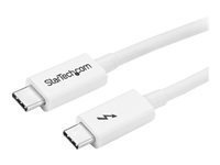 Startech.com Blanc Startech 3.3Ft (1M) Thunderbolt 3 Cable, 20Gbps, 100W Pd, 4K Video, Thunderbolt-Certified, Compatible W/ Tb4/Usb 3.2/Displayport - Câble Thunderbolt - Image 5