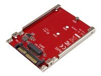 StarTech.com Adaptateur Pcie M.2 U.2 Sff-8639 Pour Ssd M.2 Pcie Nvme Ssd Pcie Carte Pci Express (U2m2e125) Adaptateur D'interface M.2 Card U.2 Rouge de Inmac Wstore
