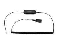 Jabra Gn1218 Ac Attenuation Cable Pour Casque Micro 2 2M de Inmac Wstore