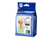 Brother LC3213 Value Pack - pack de 4 - noir, jaune, cyan, magenta - original - cartouche d'encre