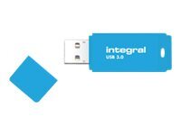 Integral Neon - Clé USB - 128 Go - USB 3.0 - Bleu néon