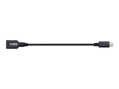 PORT Connect - Adaptateur USB - USB type A (F) pour 24 pin USB-C (M) - USB 3.0 - 15 cm