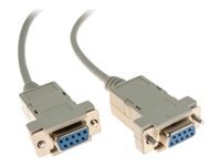 Cable null modem DB9F/F 1,00M