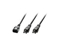 Lindy - cble d'alimentation - IEC 60320 C14 pour IEC 60320 C5 - 2.5 m