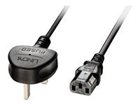 Lindy Cable D'alimentation Bs 1363A Pour Power Iec 60320 C13 3 3M Noir de Inmac Wstore