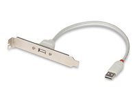 Lindy USB PC Back Plate - adaptateur USB - USB pour USB - 30 cm