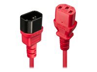 Lindy - rallonge de cble d'alimentation - IEC 60320 C13 pour IEC 60320 C14 - 1 m