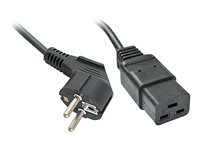 Lindy - cable d'alimentation - CEI 23-16/VII/CEE 7/3 (SCHUKO) pour IEC 60320 C19 - 2 m