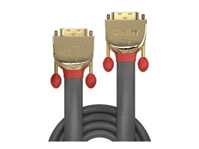 Lindy Gold - cble DVI - DVI-D pour DVI-D - 15 m