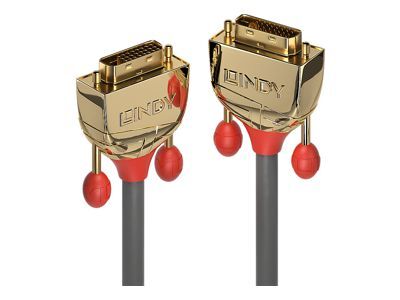 Lindy Gold - cble DVI - DVI-D pour DVI-D - 10 m
