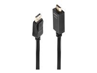 Lindy Noir Câble Adaptateur Displayport Vers Hdmi 4K30hz, 2M - Neuf - Image 3