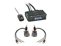 Lindy Commutateur KVM VGA 2 Ports USB & Audio