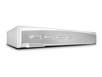 LINDY 4 Port DisplayPort 1.2 KVM Switch Pro Audio USB 2.0