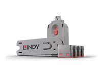Lindy Clé USB et 4 bloqueurs de ports USB Noir - vue 5