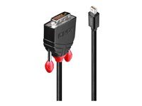 Lindy Câble Mini DisplayPort vers DVI Noir 1m