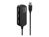Hub USB Lindy 42783 4 ports USB 2.0 câble 12 m Noir Win Mac Linux - Image 5