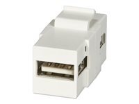 LINDY Modular AV Face Plate System Snap in Keystone module prise modulaire - vue 2