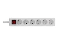 Lindy Coupe-Circuit 3680 Watt Taille 6 Blanc de Inmac Wstore