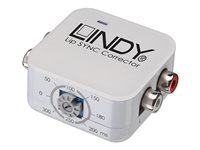 Lindy Blanc Correcteur De Synchonisation Rca/Phono - Neuf - Image 2