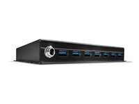 Lindy 7 Port Industrial USB 3.0 Hub - concentrateur (hub) - 7 ports