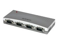 Startech.com Startech Hub Série Rs232 À 4 Ports - Adaptateur Usb Vers 4X Db9 Rs232 Alimenté Par Bus - Adaptateur Série - Usb - Rs-232 X 4 - Image 3