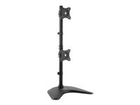 Startech.com Support De Bureau Vertical Pour Deux Ecrans A Fixation Vesa Jusqu'a 27" - Support Moniteur Multi-Ecrans - Acier - Pied - Image 2