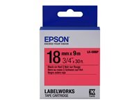 Epson LabelWorks LK-5RBP - bande d'etiquettes - 1 cassette(s) - Rouleau (1,8 cm x 9 m)