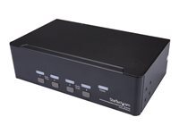 StarTech.com Switch Kvm Double Affichage Displayport 4K 60 Hz A Ports Avec Hub Usb 2.0 Integre Commutateur Ecran-Clavier-Souris/Audio/Usb Ports Montable Sur Rack Taille 4 de Inmac Wstore - Image 1
