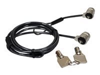PORT TWIN HEAD - cble de scurit