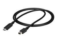 STARTECH.COM startech 1m / 3ft usb c to mini dp cable - 4k 60hz - black noir 