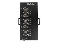 Startech.com Noir Hub Série 8 Ports Usb Vers Rs232/Rs485/Rs422 - Convertisseur Industriel Usb 2.0 Vers Db9 - Ip30 - Hub Série Métallique Montable Sur Rail Din - Protection Esd 15Kv - Neuf - Image 3