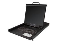 Startech.com Noir Console Kvm À 8 Ports À Montage En Rack Pour Rack De Serveur - 19 Pouces - 1U - Neuf - Image 4